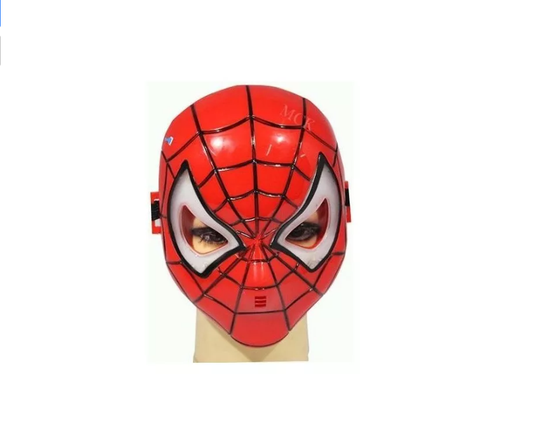Máscara Roja Araña con Luz LED 🕷️
