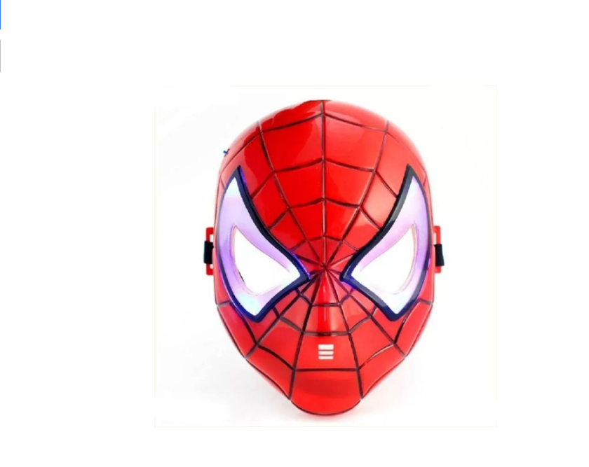 Máscara Roja Araña con Luz LED 🕷️