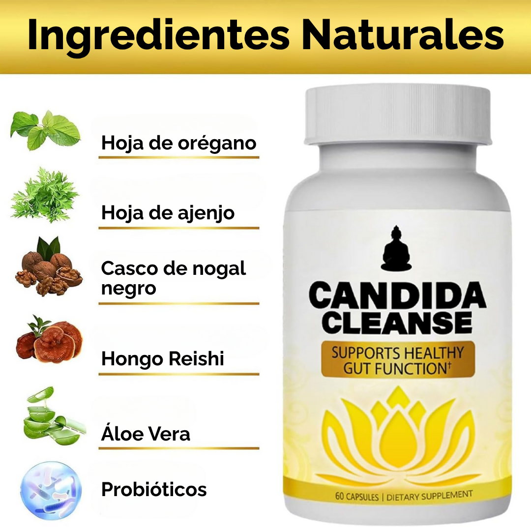Candida Cleanse – Suplemento Natural para el Bienestar Intestinal