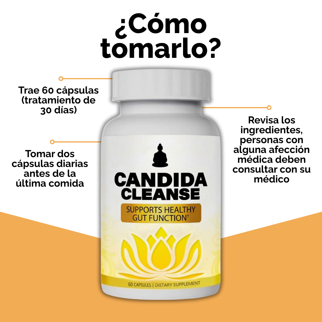 Candida Cleanse – Suplemento Natural para el Bienestar Intestinal