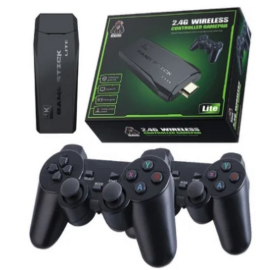 Consola Game Stick M8 – Retro Gaming HDMI con 2 controles inalámbricos
