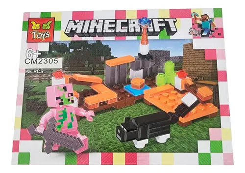 Minecraft Heroes X4 – Set Armable con Accesorios