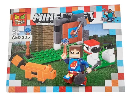 Minecraft Heroes X4 – Set Armable con Accesorios