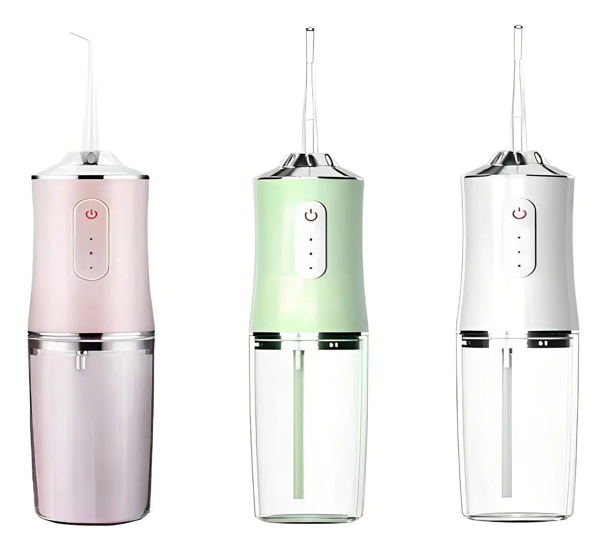 Irrigador Dental Portátil Recargable IPX7 — Limpieza profunda y cuidado profesional