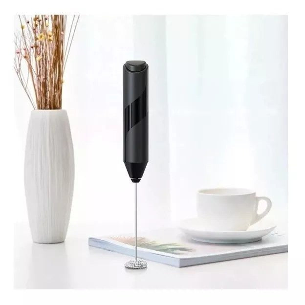 Mini Batidora Eléctrica de Mano – Espumador Portátil para Café y Lech