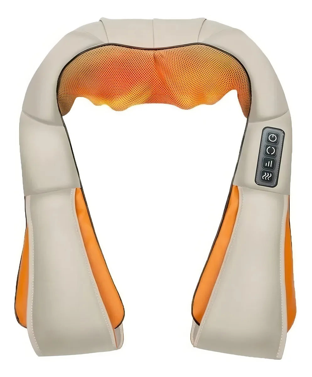 Masajeador Cervical Eléctrico con Calor – Cuello, Hombros y Espalda F-718