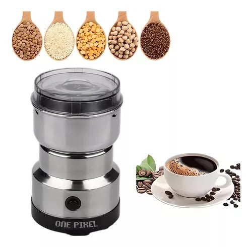 Molinillo Eléctrico Multifuncional One Pixel – Semillas, Especias y Café