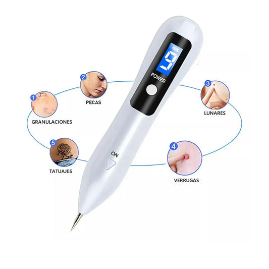 Cauterizador Quita Verrugas con Pantalla LED – Removedor de Lunares, Manchas y Pecas